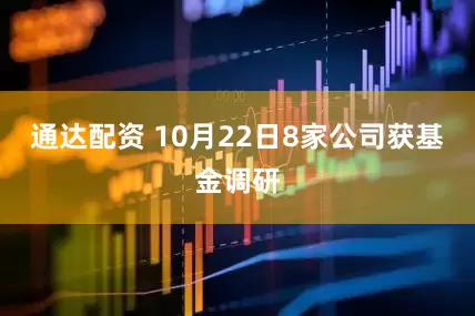 通达配资 10月22日8家公司获基金调研